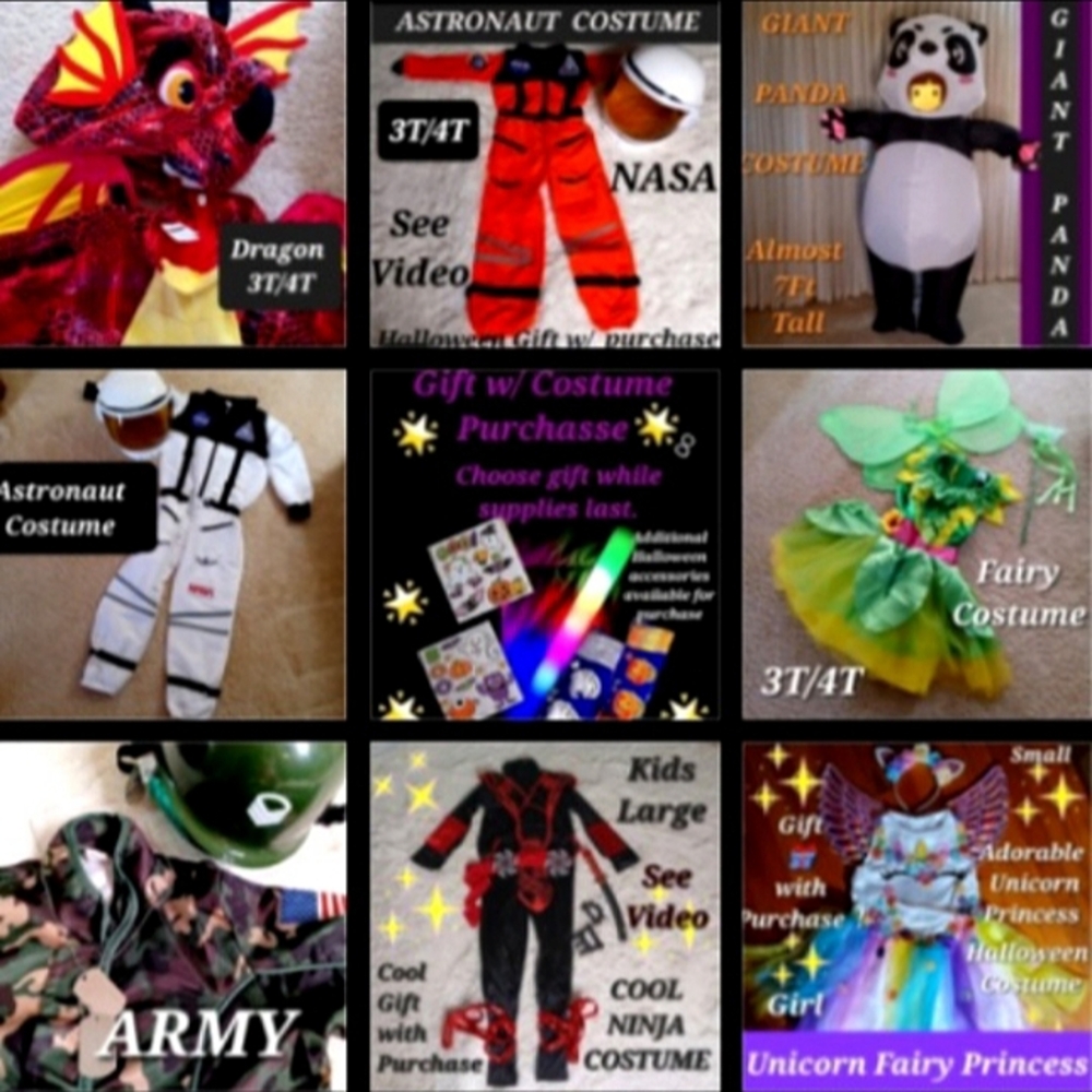 🎃 Get a cool Halloween gift w/every Halloween costume purchase! 🐈‍⬛